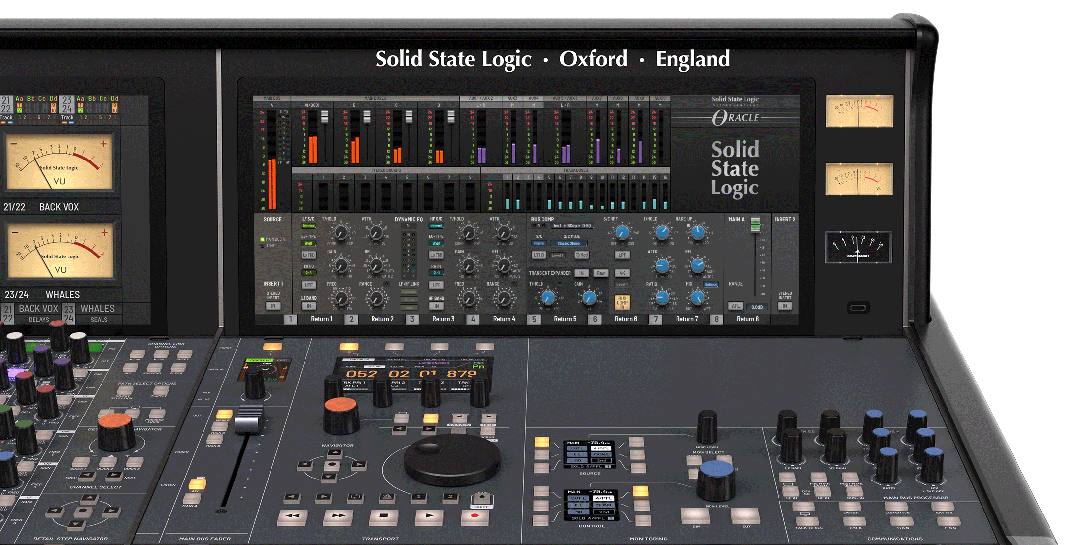 GIF de démonstration de l'interface de la console Oracle
